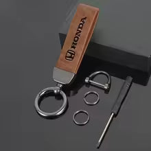 Leather Car Keychain