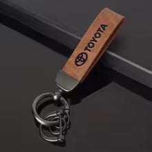 Leather Car Keychain