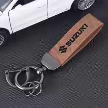 Leather Car Keychain