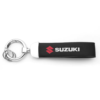 Leather Car Keychain